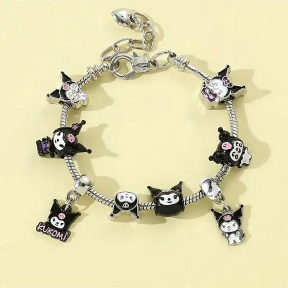 Hello Kitty Kuromi Charm Bracelet - Picture 1 of 4